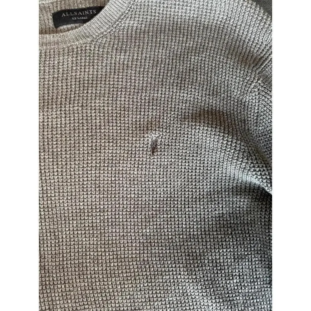 AllSaints Men's Grey Crew Neck Sweater XXL (3109)
